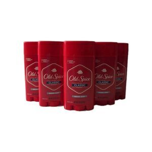 Pack Of 5 Old Spice Classic Deodorant Stick 3.25oz Original Scent Long Lasting